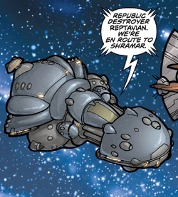 Reptavian ship
