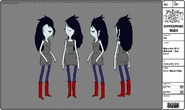 Modelsheet marceline withmohawk - daycolor