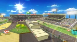 Luigi Circuit MKWii