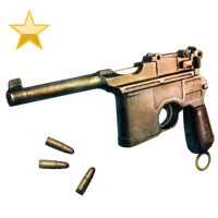 Huge item pantucci pistol gold 01