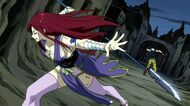Erza breaks Midnight's illusion