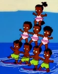 Octuples Waterskiing
