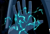Caballero Eterno con mano electrizante