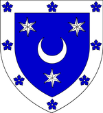 Azure-crescent-argent-estoiles3-argent-bordure-argent-cinquefoils8-azure.svg