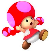 Fire flower toadette