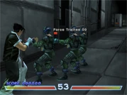 Tekken 4 Tekken Force Mode with Jin Kazama
