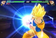Goku Atacando En Dragon Ball Z Tenkaichi 3