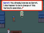Garret appears