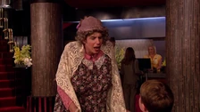 Spencer old lady disguise