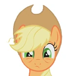 Applejack tired, no background