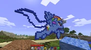 FANMADE Rainbow Dash Minecraft building 4