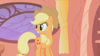 Applejack watches Rarity complete her dare S1E08