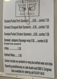 Double trouble menu