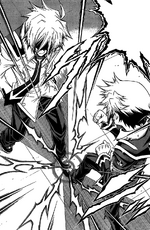 Tsurubami stopping Zenkichi's kick