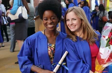 Chantay and Holly J. at graduation