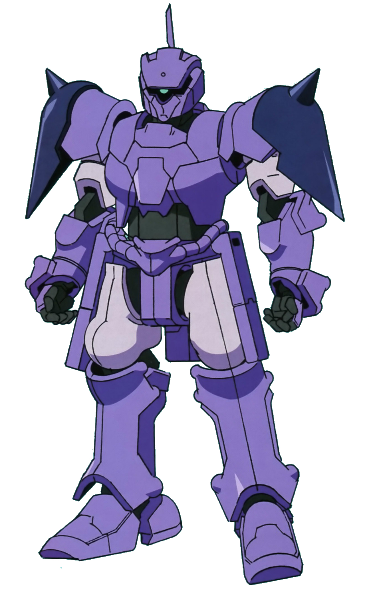 purple mobile suit