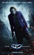 Dark knight joker heath ledger poster