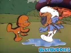 Smurf Gingerbread