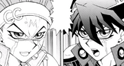 Crow vs Yusei manga