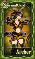 Female Archer Card