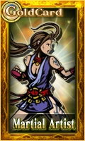 Female Martial Artist Card