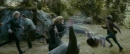 Jasper knocks someones head off