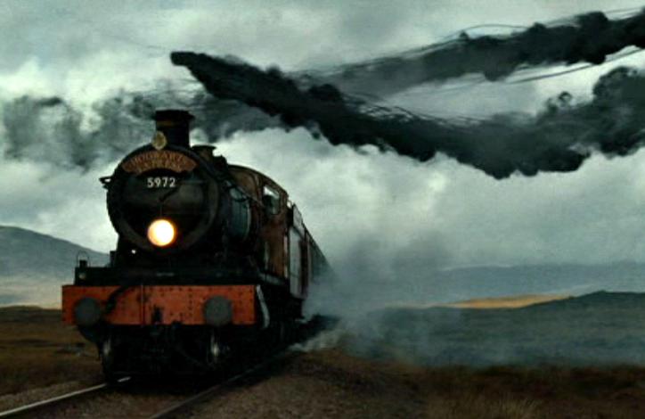 Foto bij Hogwarts express