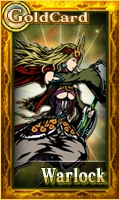 Female Warlock Card