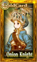Male Final Fantasy Tactics Onion Knight Card