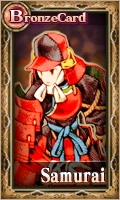 Final Fantasy Tactics Samurai Card