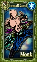 Male Monk (Ice) Card