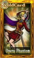 Female Opera Phantom Card