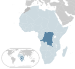 Location DR Congo AU Africa