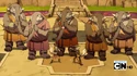 Elephants on brass