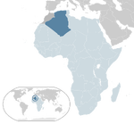 Location Algeria AU Africa