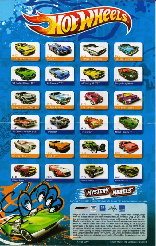 mystery pack hot wheels