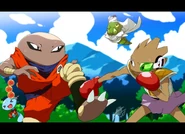 Pokemon DBZ Showdown by EiffelArt