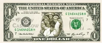 United states of america dollar bill note duran duran