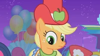 Applejack in her custom made Gala dress S1E14