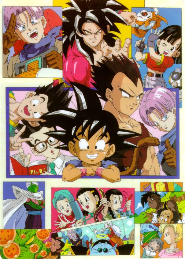 A Popular Poster of Characters in DBGT