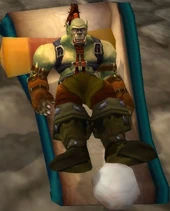 Tog'thar lying down
