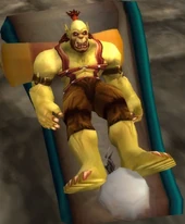 Drull laying down