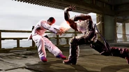 Tekken 6 - Raven versus Marshall Law