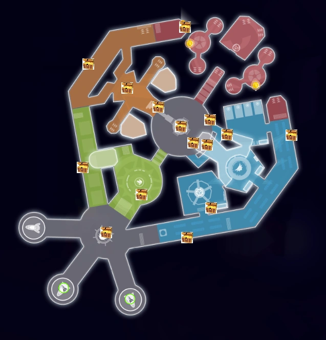 Chest locations