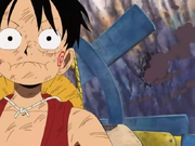 Luffy confundido