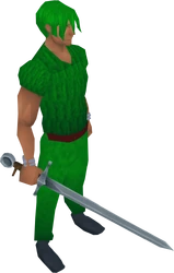 Excalibur equipped