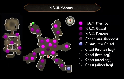 H.A.M. Dungeon Map