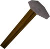 A detailed image of a hammer.