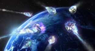 Skylanders entering Earth