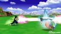 Vegeta fighting against Goku